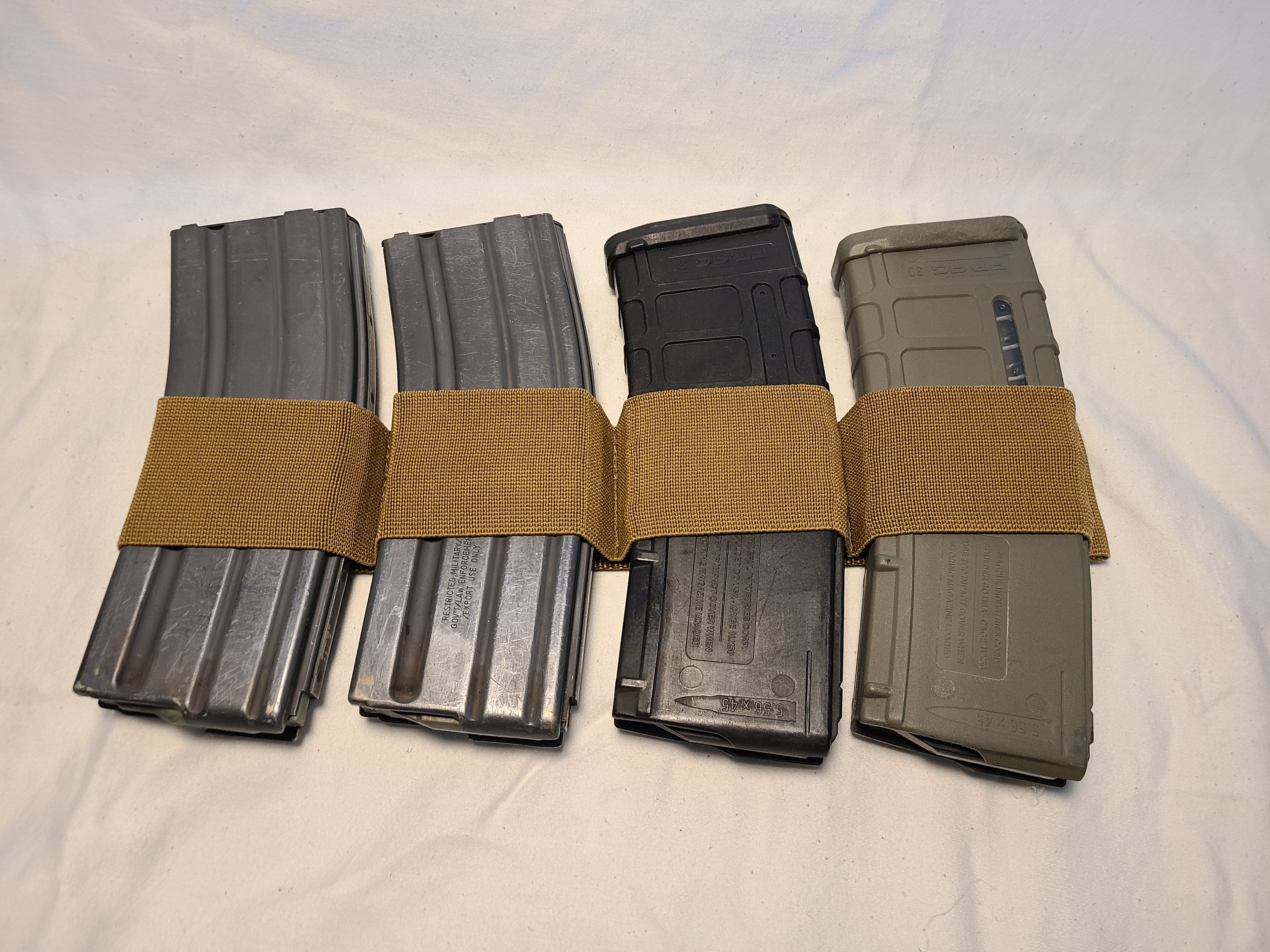 Elastic AR-15 Mag Holder